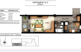 Garsoniera 42.31mp in ansamblu rezidential nou, zona Ghencea