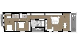 Apartament 3 camere,105 mp si terasa 14 mp!