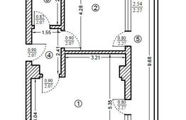 Apartament de doua camere semidecomandate, 45mp, terasa, zona metrou Jiului