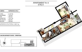 Apartament 2 camere, 58.07 mp, in ansamblu rezidential nou, zona Ghencea
