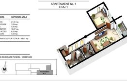 Apartament 2 camere, 58.07 mp, in ansamblu rezidential nou, zona Ghencea