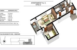 Apartament 2 camere, 58.07 mp, in ansamblu rezidential nou, zona Ghencea