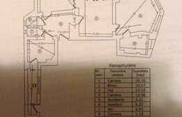 Apartament de 4 camere, 77 mp, 2 bai, zona Unirii