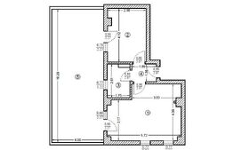 Apartament 2 camere, 41 mp, terasa 41 mp, metrou Jiului