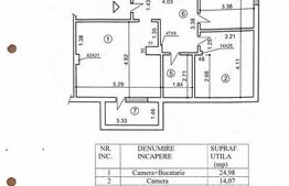 Apartament de 3 camere, 77 mp, in zona Bucurestii Noi