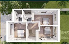 Casa individuala, 4 camere, 310 mp teren, Tunari