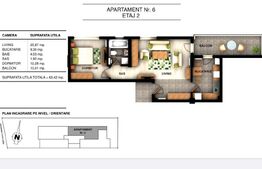 Apartament 2 camere, 63.42 mp, in ansamblu rezidential nou, zona Ghencea