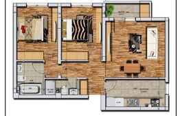 Apartament 3 Camere Mobilat, Utilat, Spațios – Mutare Imediată !