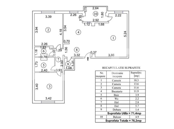 Apartament de vânzare 3 camere Drumul Taberei - 160972AV | BLITZ București | Poza3