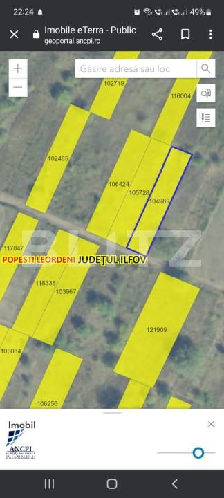 Teren de vânzare Popesti-Leordeni - 162120TV | BLITZ București | Poza3