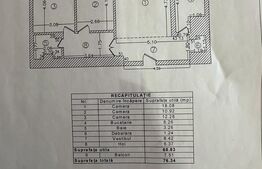 Apartament de vanzare, cu 3 camere, 68,83 mp, mobilat, zona Colentina/Fundeni 