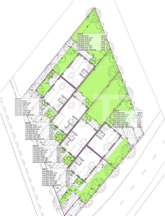 Vila 4 camere in ansamblu de case insiruite, 144mp, Otopeni