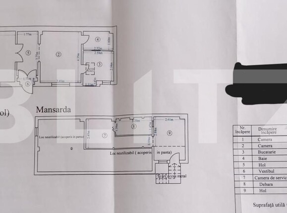 Casa de vânzare 3 camere Unirii - 167379CV | BLITZ București | Poza21