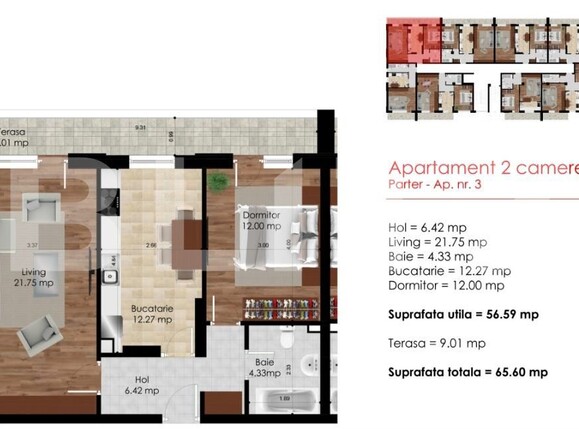 Apartament de vânzare 2 camere Berceni - 168991AV | BLITZ București | Poza17