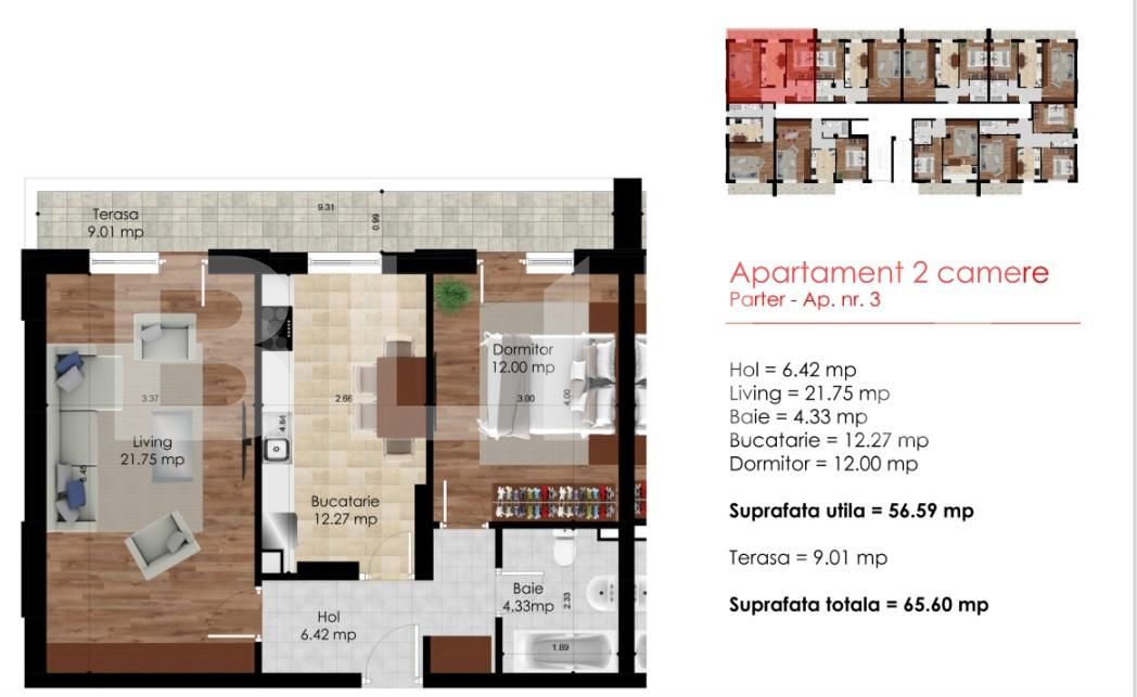 Apartament de vânzare 2 camere Berceni - 168991AV | BLITZ București | Poza17