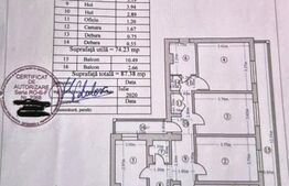 Apartament cu 4 camere, 74,23 mp, loc de parcare, zona Pantelimon