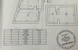 COMISION 0% - Casa de vanzare, cu 2 camere, 42 mp, zona 13 Septembrie
