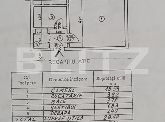 Garsonieră de vânzare Iancului - 171133AV | BLITZ București | Poza14