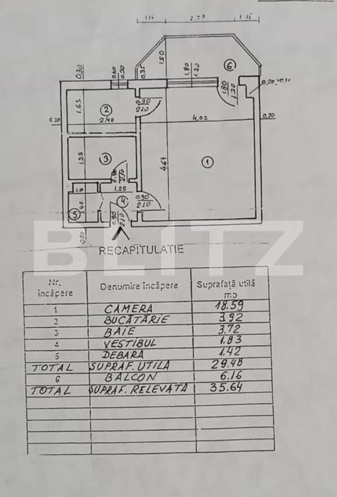 Garsonieră de vânzare Iancului - 171133AV | BLITZ București | Poza14