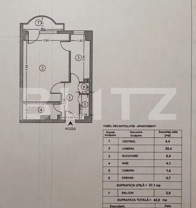 Garsonieră de vânzare 13 Septembrie - 176975AV | BLITZ București | Poza9