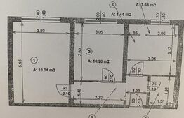 Apartament cu 2 camere, 49 mp - la 4 minute de metrou