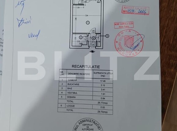 Garsonieră de vânzare Giurgiului - 177685AV | BLITZ București | Poza7