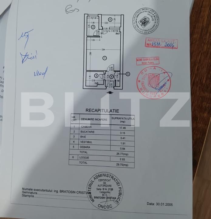 Garsonieră de vânzare Giurgiului - 177685AV | BLITZ București | Poza7