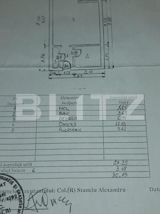 Garsonieră de vânzare Giurgiului - 177688AV | BLITZ București | Poza5