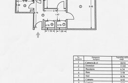 Apartament de 2 camere, 51 mp, zona Teiul Doamnei
