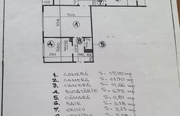 Apartament de 3 camere, 60 mp, zona Doamna Ghica 