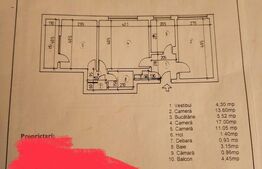 Apartament 3 camere, 63,16 mp – Domenii