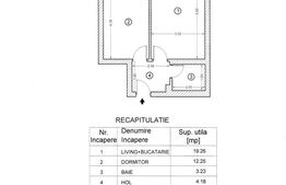 Studio de vanzare, 41 mp, loc de parcare inclus, zona Militari-Metrou Preciziei