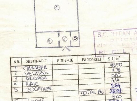 Garsonieră de vânzare Titan - 180651AV | BLITZ București | Poza9