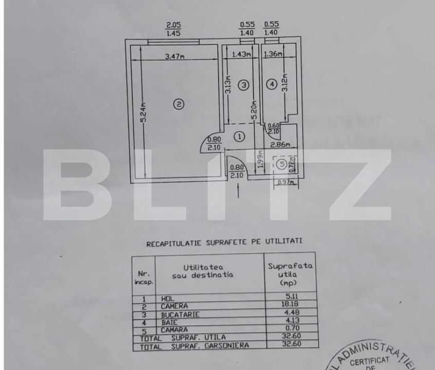 Garsonieră de vânzare Crangasi - 181572AV | BLITZ București | Poza8