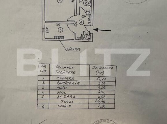 Garsonieră de vânzare Giurgiului - 182680AV | BLITZ București | Poza7