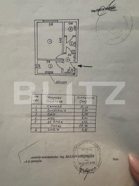 Garsonieră de vânzare Giurgiului - 182680AV | BLITZ București | Poza7