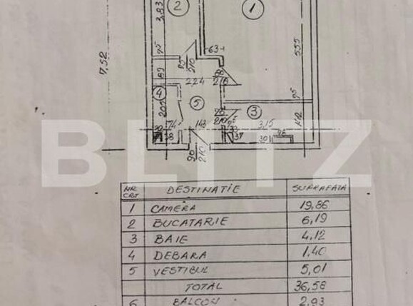 Garsonieră de vânzare Rahova - 183230AV | BLITZ București | Poza9