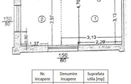 Garsonieră, 27 mp, cu loc de parcare