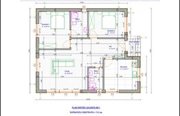 Casă modernă pe parter, Corbeanca – 3 camere, 400 mp curte ,langa lac