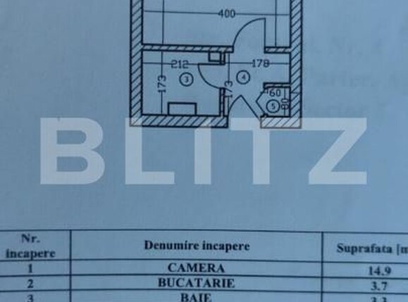 Garsonieră de vânzare 13 Septembrie - 184558AV | BLITZ București | Poza9