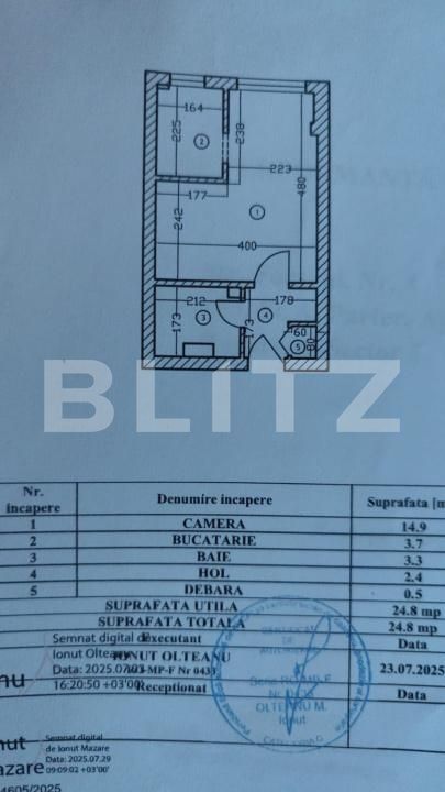 Garsonieră de vânzare 13 Septembrie - 184558AV | BLITZ București | Poza9