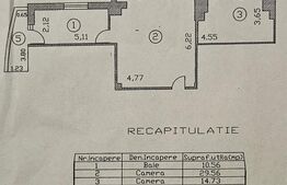 Apartament 2 camere, vedere panoramică, balcon generos, Delta Văcărești