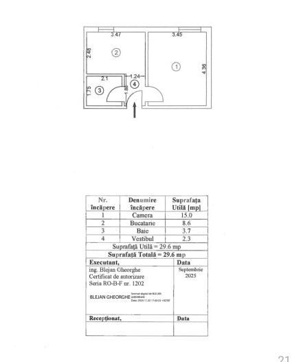 Garsonieră de vânzare Rahova - 186577AV | BLITZ București | Poza8