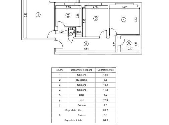 Apartament de vânzare 3 camere 13 Septembrie - 187006AV | BLITZ București | Poza12