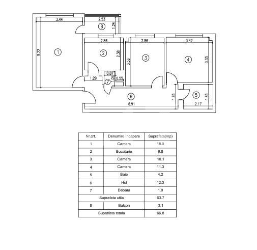 Apartament de vânzare 3 camere 13 Septembrie - 187006AV | BLITZ București | Poza12