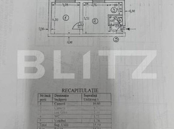 Garsonieră de vânzare Rahova - 190718AV | BLITZ București | Poza8