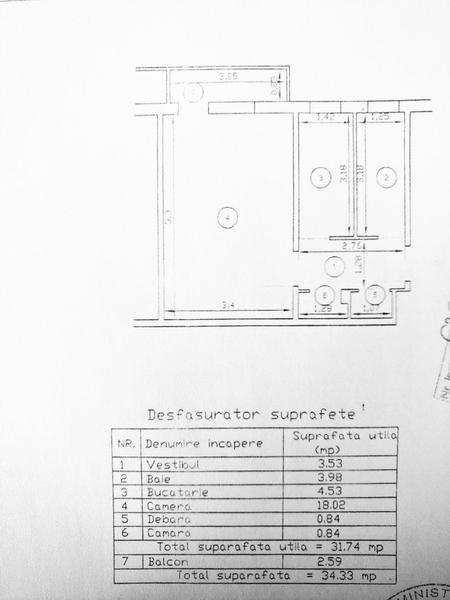 Garsonieră de vânzare Tineretului - 61834AV | BLITZ București | Poza1
