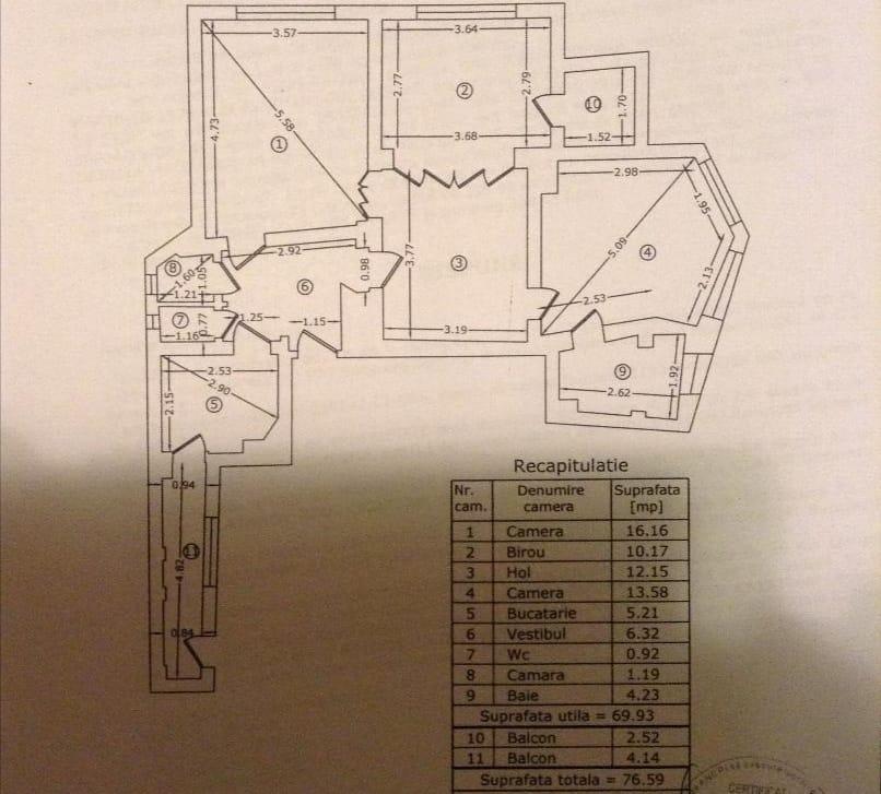 Apartament de vânzare 3 camere Parcul Carol - 62270AV | BLITZ București | Poza1