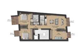 Apartament 4 camere, 109 mp utili, imobil nou, optional parcare