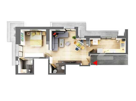 Apartament de vânzare 2 camere Central - 63538AV | BLITZ București | Poza2